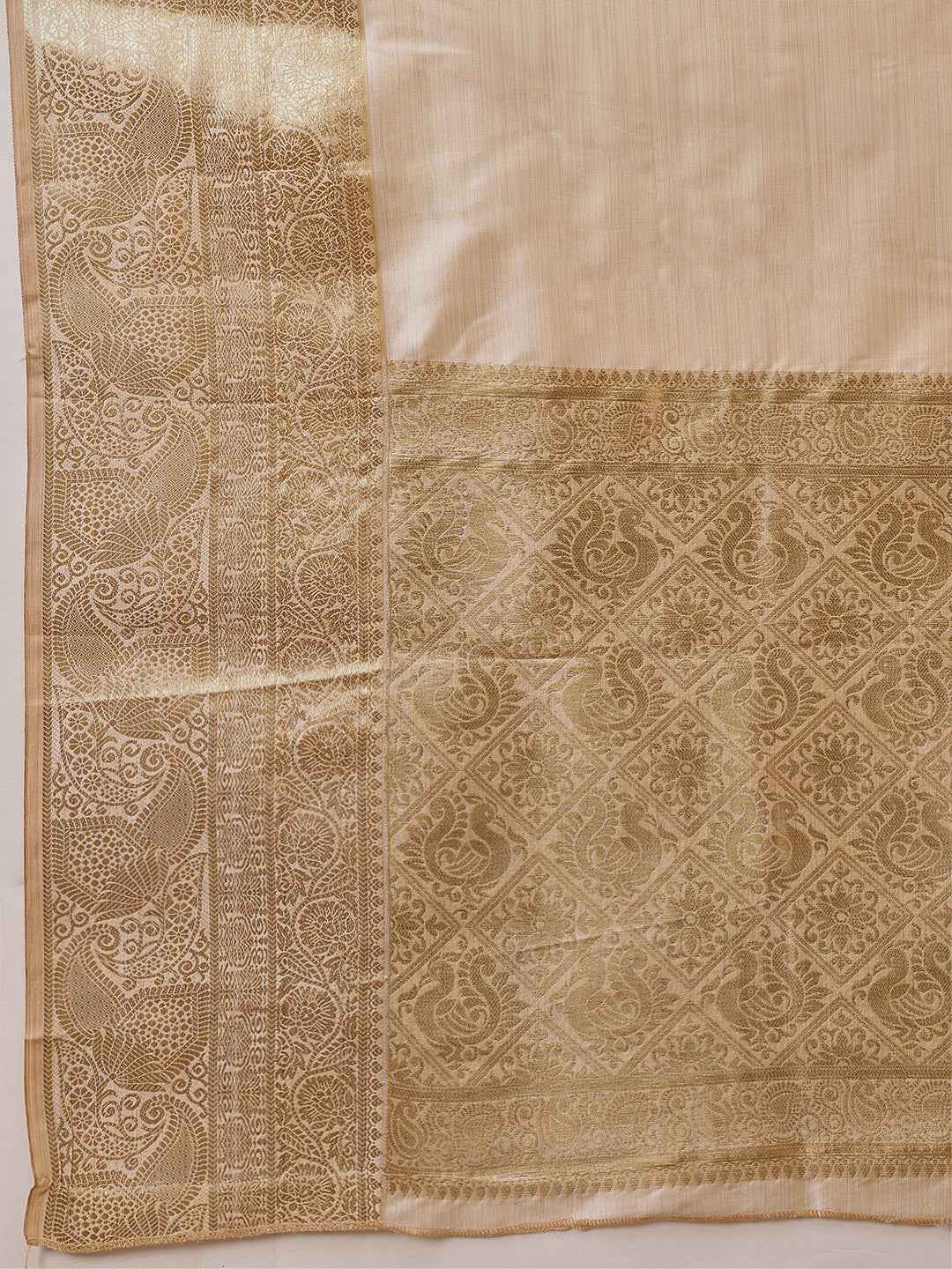 Onam Special Solid Silk Zari Woven Saree