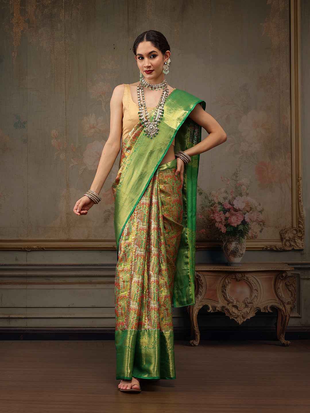 Heavy Pure Silk Woven Banarasi Saree