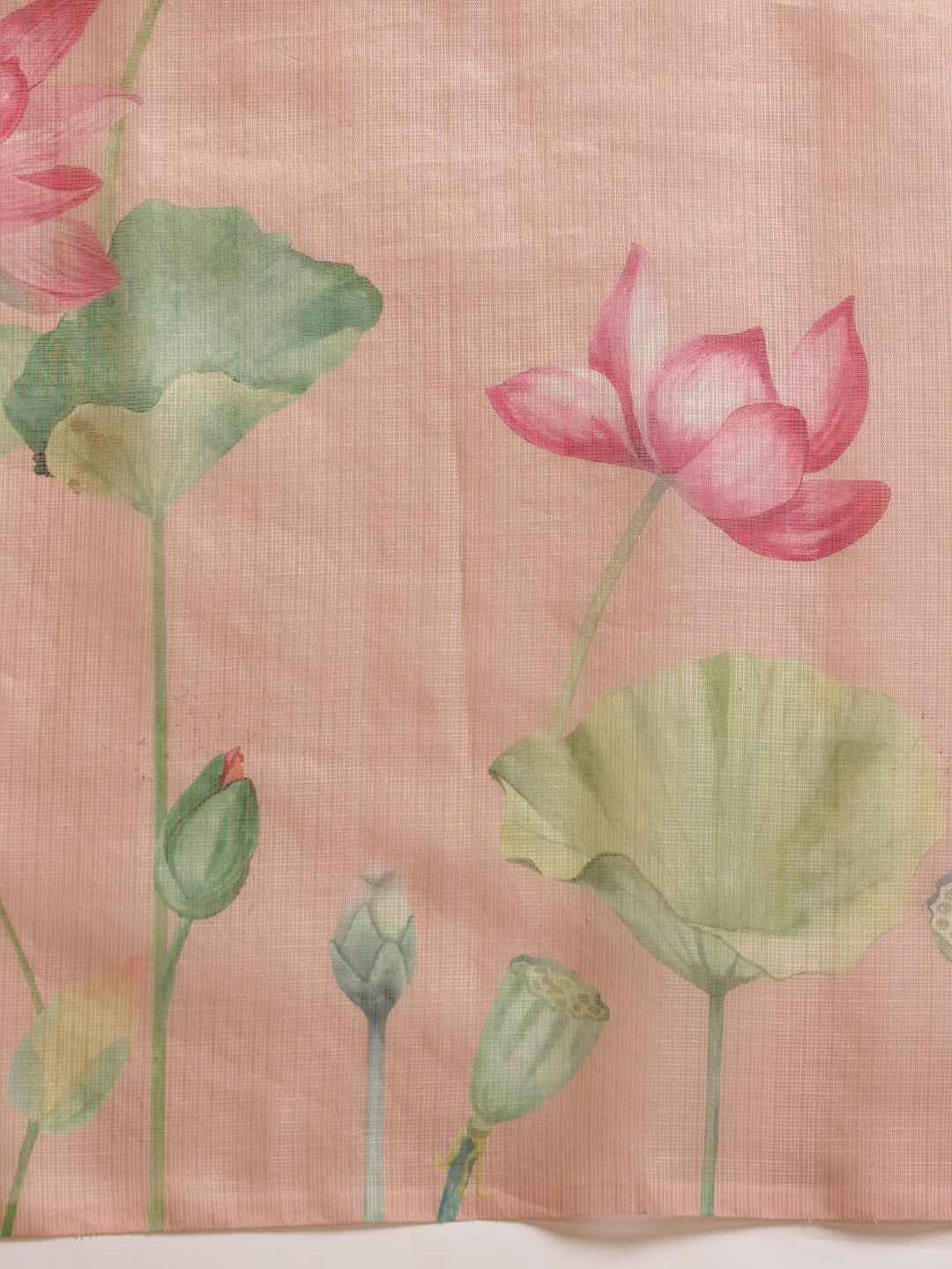 Women's Printed Muga Zari Tissue Silk Saree