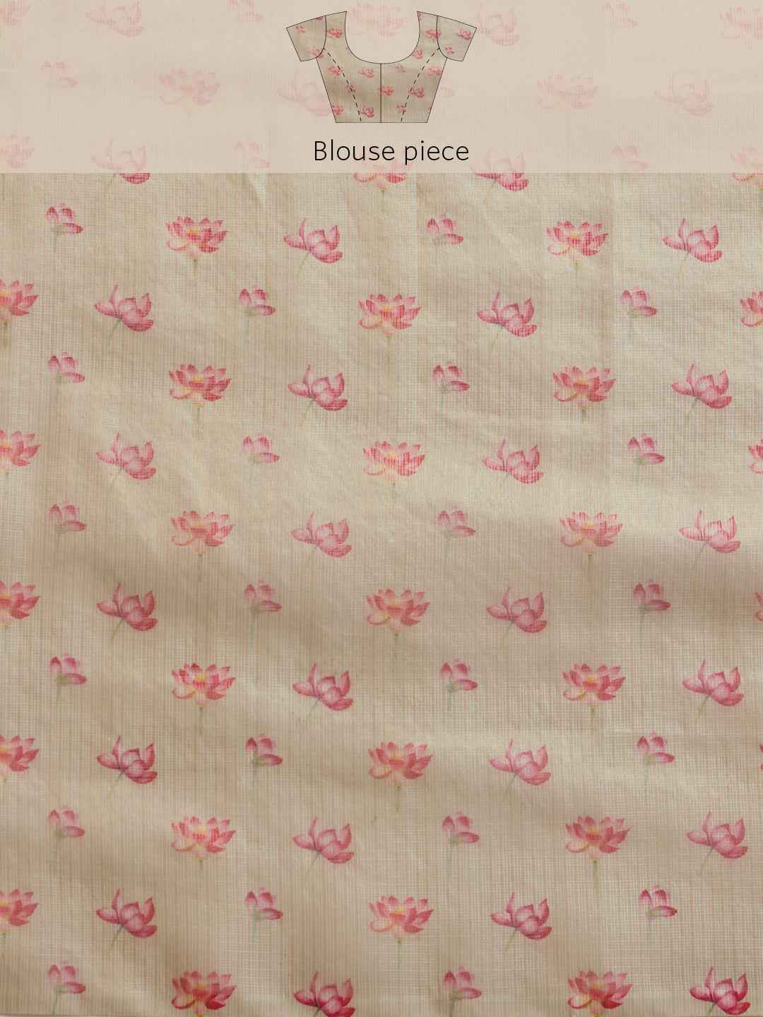 Women's Printed Muga Zari Tissue Silk Saree