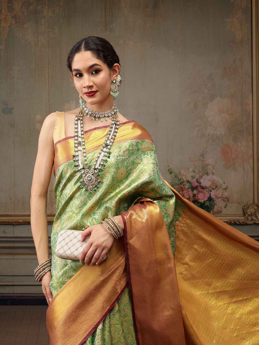 Heavy Pure Silk Woven Banarasi Saree