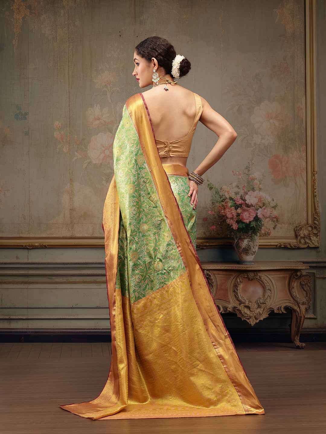 Heavy Pure Silk Woven Banarasi Saree