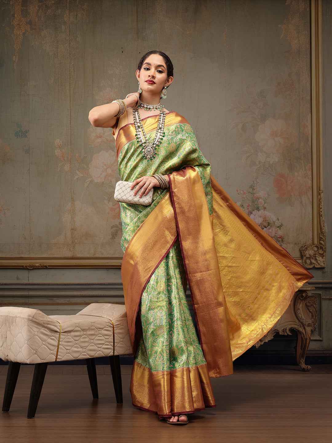 Heavy Pure Silk Woven Banarasi Saree