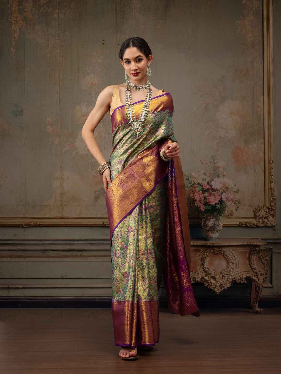 Heavy Pure Silk Woven Banarasi Saree