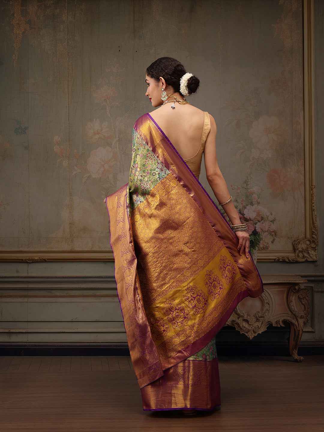 Heavy Pure Silk Woven Banarasi Saree