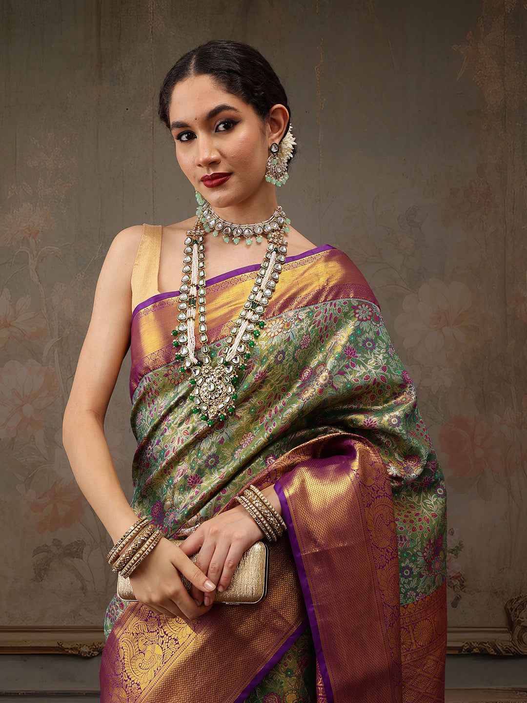 Heavy Pure Silk Woven Banarasi Saree