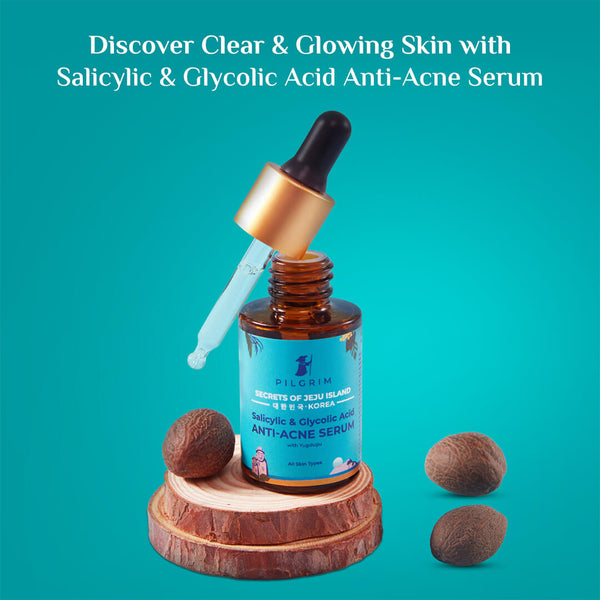 Pilgrim Salicylic & Glycolic Acid ANTI-ACNE SERUM 30Ml