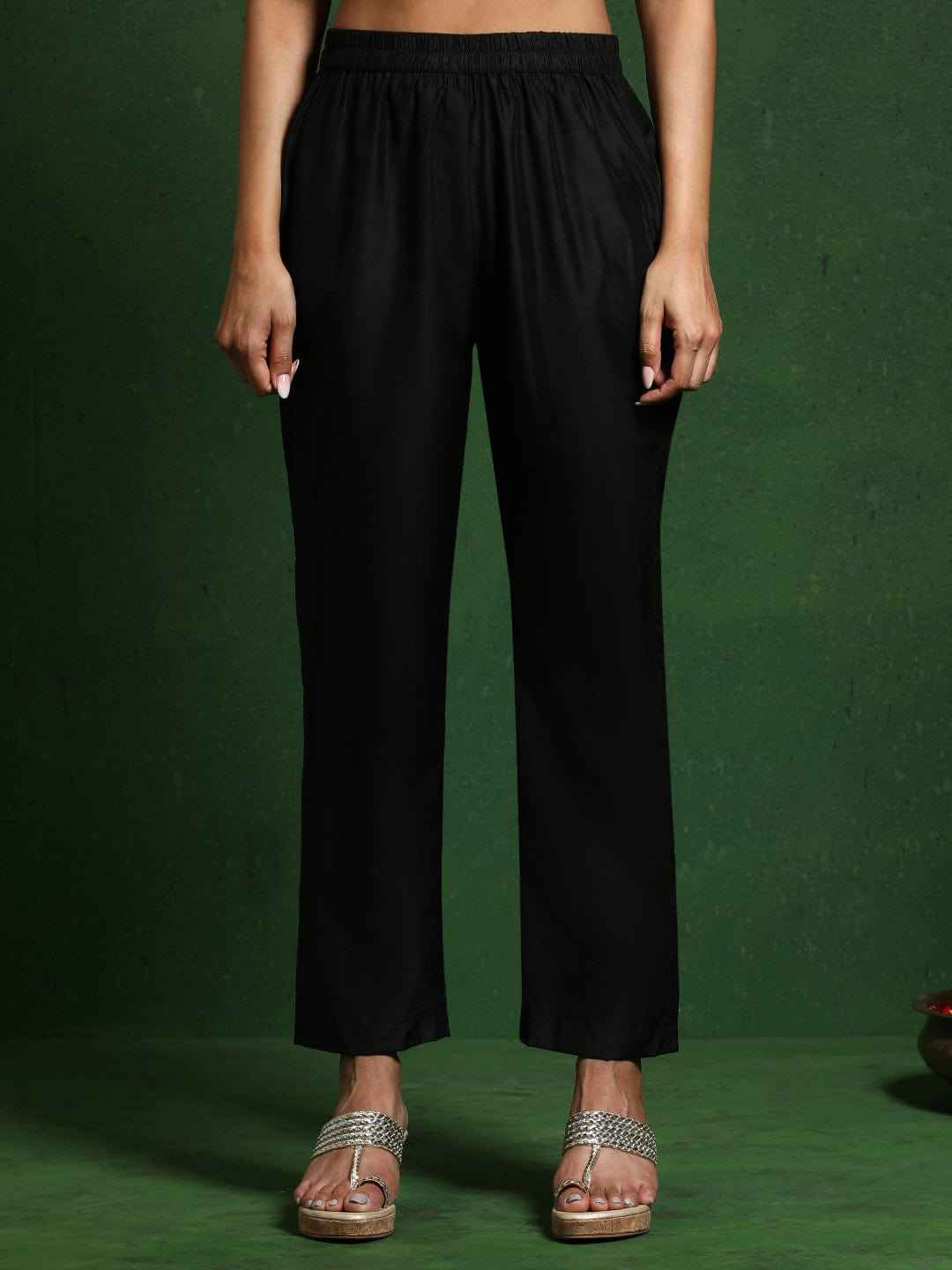 Women Round Neck Floral Printed Embroidered Kurta Paired With Solid Bottom And French Knot Embroidered Dupatta