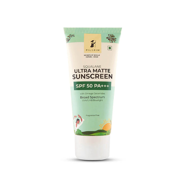 Pilgrim Squalane Ultra Matte Sunscreen SPF 50 PA+++ 50g