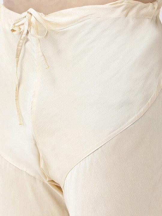 Men Textured Regular Fit Geometric Pattern Kurta Jacket Churidar Set