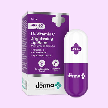 The Derma Co 1% Vitamin C Brightening Lip Balm - 4.5g