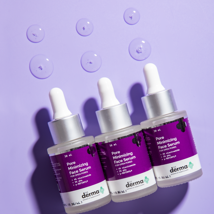 The Derma Co Pore Minimizing Face Serum with 4% Niacinamide, 5% PHA and p-REFINYL® - 30 ml