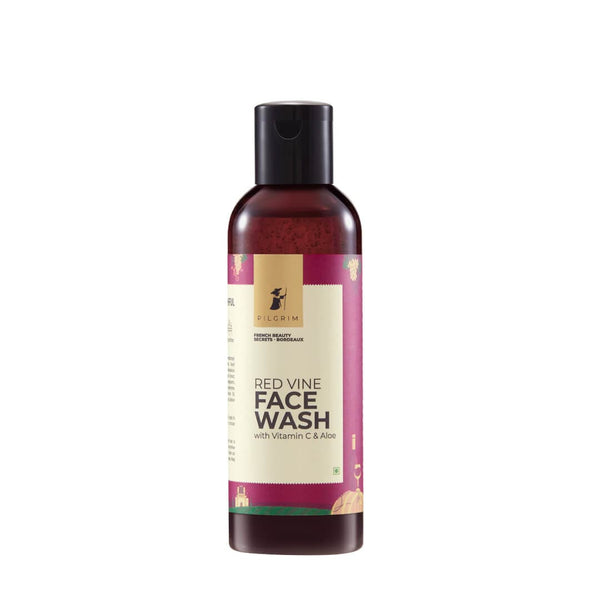 Pilgrim Red Vine Face Wash with Vitamin C & Aloe 100Ml