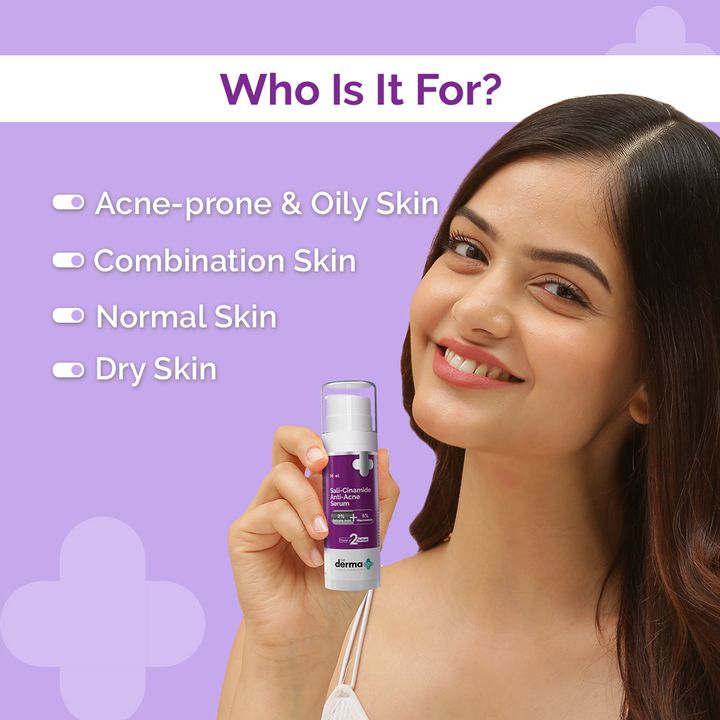 The Derma Sali-Cinamide Anti-Acne Serum with 2% Salicylic Acid & 5% Niacinamide - 30ml