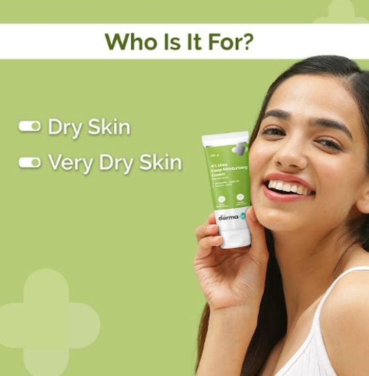 The Derma Co 4% Urea Deep Moisturizing Cream with Urea, Lactic Acid, and Ceramide Complex - 100 gm